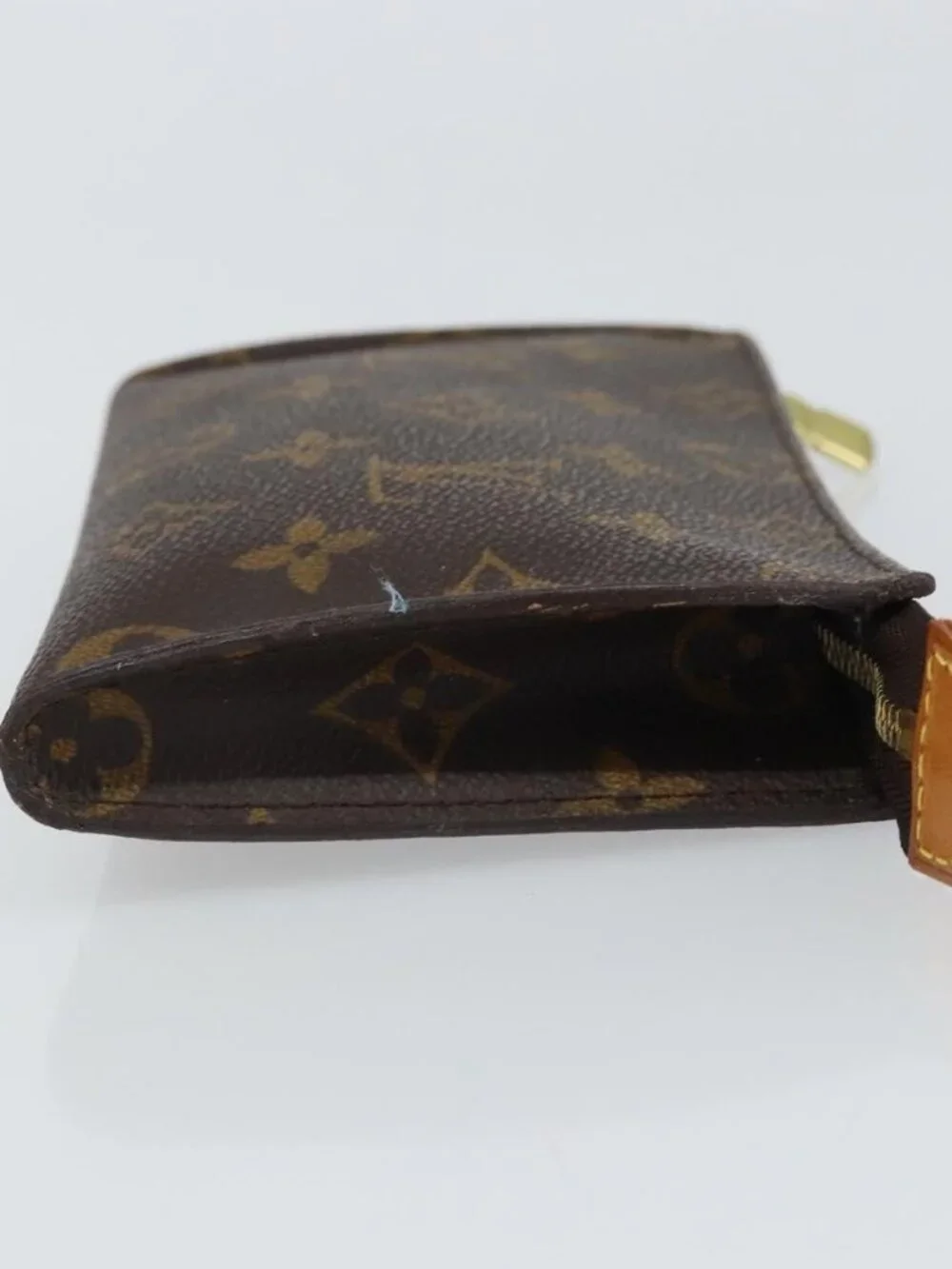 LOUIS VUITTON Monogram Bucket PM Accessory Pouch LV Auth 163683